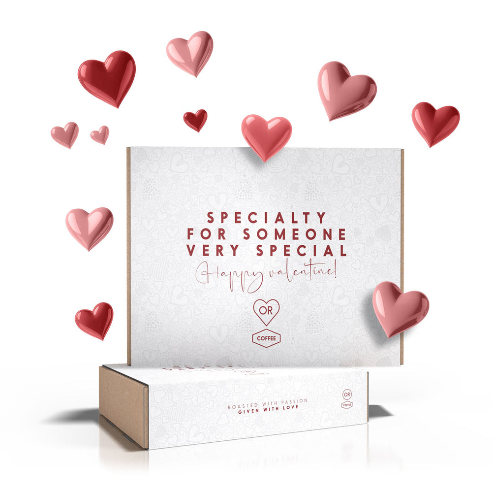 Valentine's Specialty Coffee Gift Box for espresso