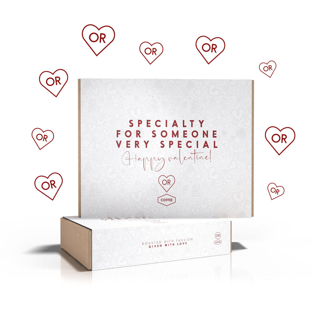 Valentine's Specialty Coffee Gift Box for espresso